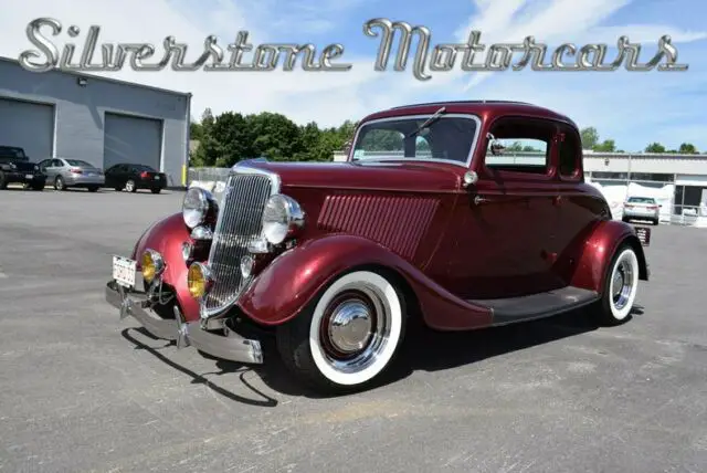 1934 burgundy metallic stunning hot rod street rod loaded fast