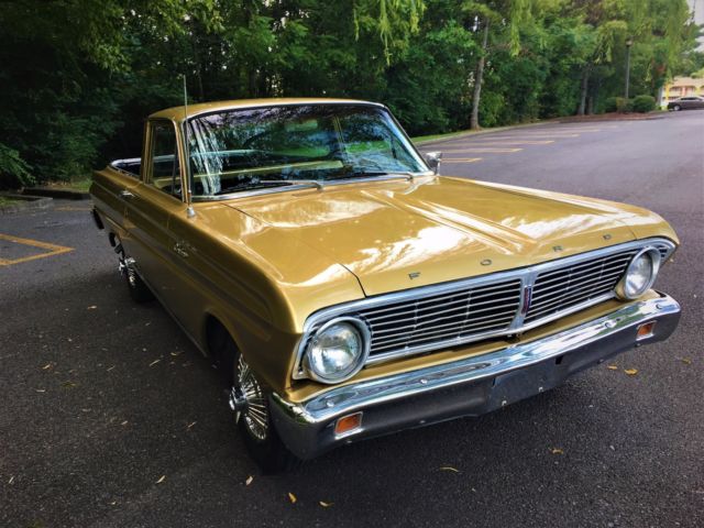1965 ford ranchero ex-old school show car "gold nugget" classic collector car