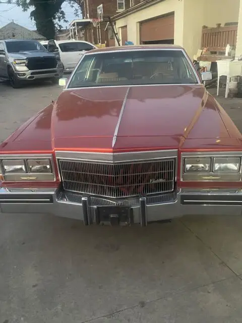 1984 cadillac deville coupe orange rwd automatic