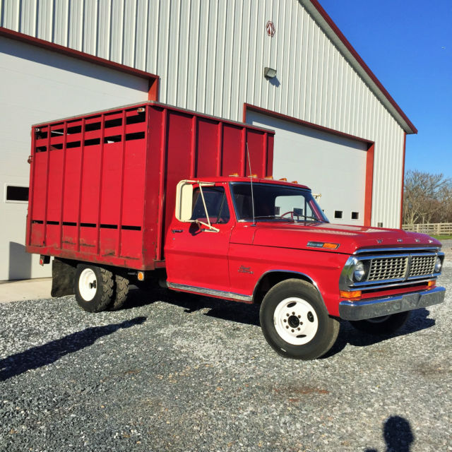 1970 ford f350 pickup 74590 original miles with livestock bed 2 owner pa truck