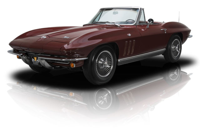 documented ncrs top flight corvette sting ray roadster 327/350 hp l79 v8 4 speed