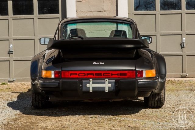 1979 porsche 911 turbo black metallic sport seats, lsd, coa