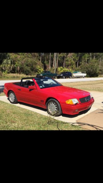 1992 mercedes-benz sl 500 convertable