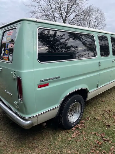 1979 ford econoline van green rwd manual club wagon