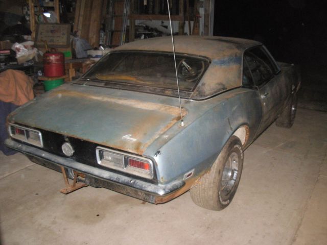 1968 camaro ss 396 project