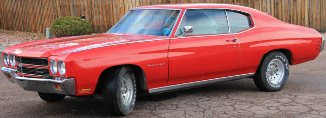 1970 chevrolet chevelle malibu hardtop 2-door 5.7l classic muscle car 4 spd v8