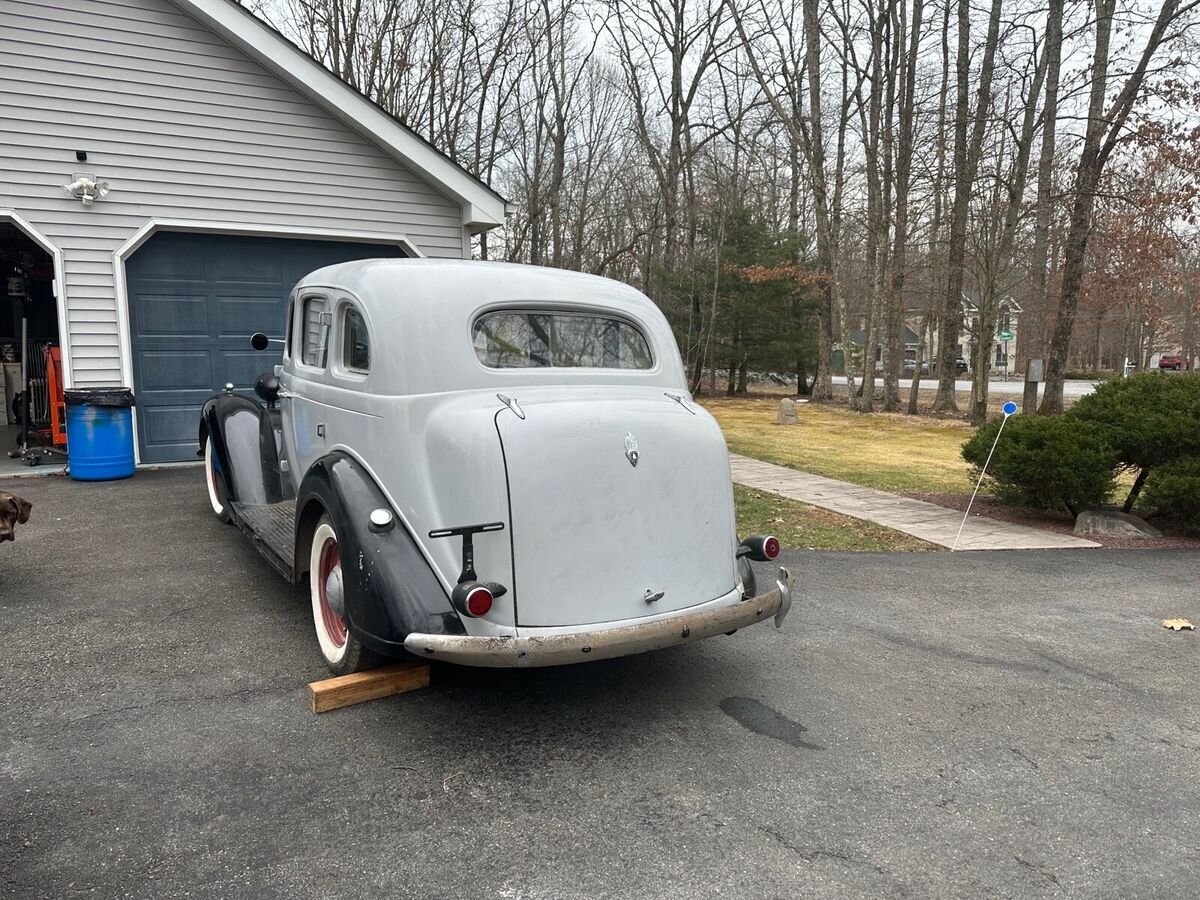 1936 plymouth special deluxe sedan grey rwd manual