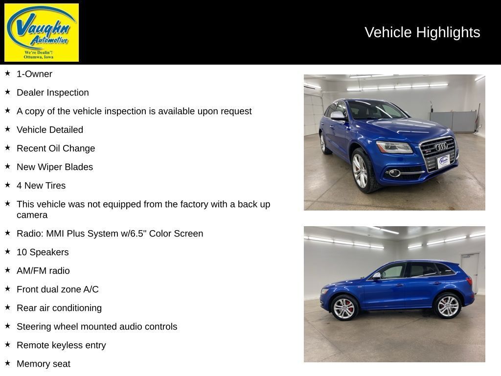 2016 audi sq5 3.0t premium plus