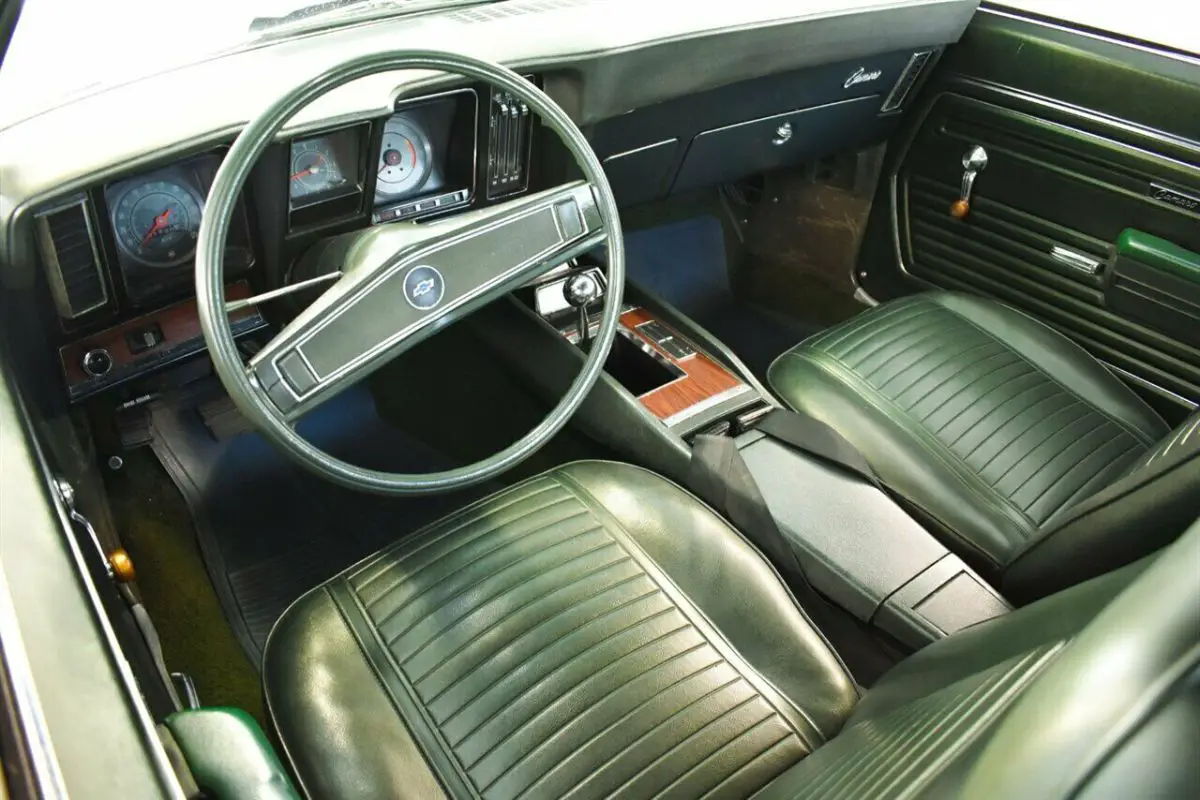 1969 chevrolet camaro z/28, dz 302, 4 speed, 12 bolt, fathom green, x33 coded