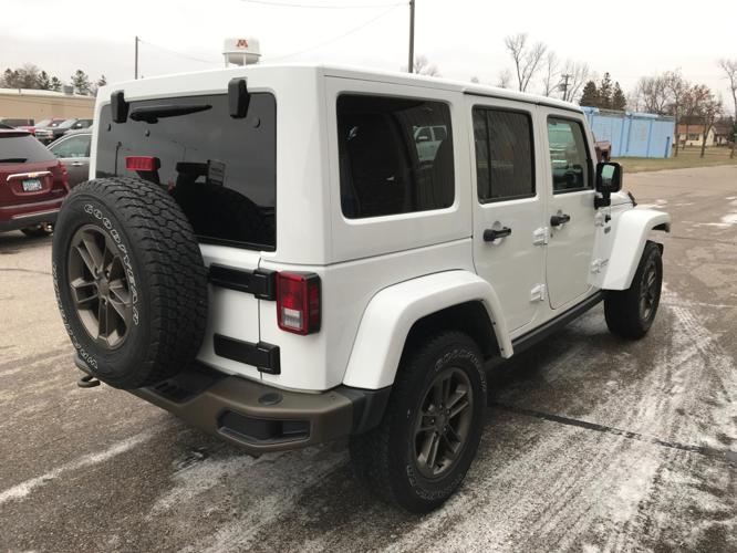 used 2016 jeep wrangler 4wd unlimited sahara crookston, mn 56716 for sale in crookston, minnesota