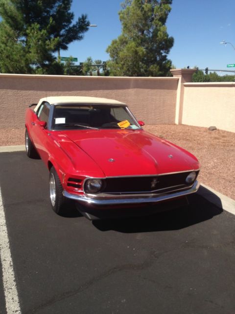 1970 mustang convertible classic car