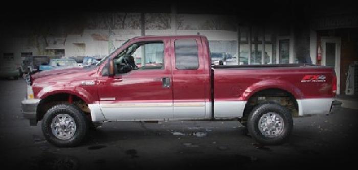 2004 ford f250 super duty super cab xlt 4x4 diesel in chico, ca