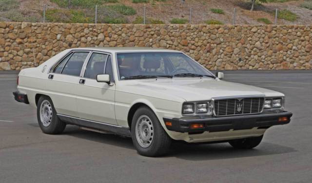 superb original paint 1984 maserai quattroporte only 70,251 miles drives great
