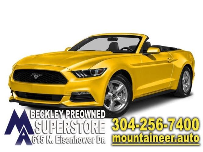 2015 ford mustang v6 v6 2dr convertible for sale in beckley, west virginia
