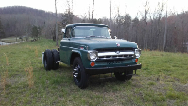 1957 ford f-600 super nice nut&bolt restoration no reserve high bid wins