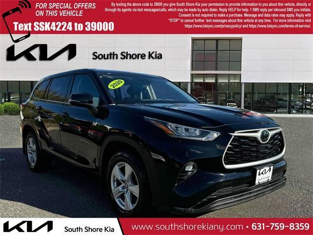 2020 toyota highlander le