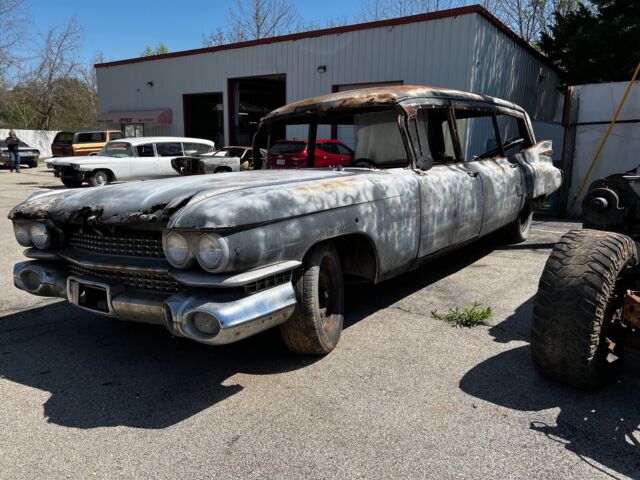 1959 cadillac hearse wagon black rwd automatic