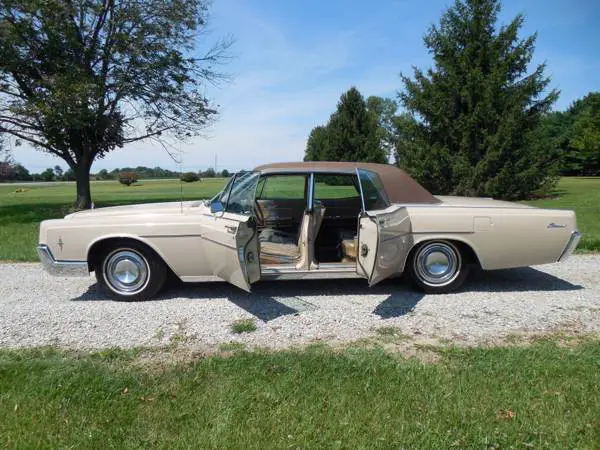 1966 lincoln continental suicide doors original car classic plates
