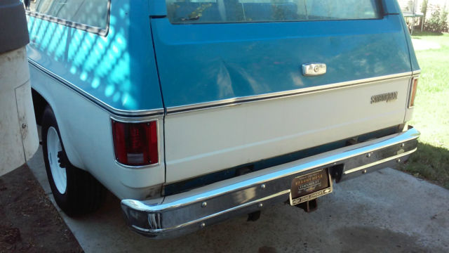 1974 chevrolet suburban c20 454 turbo 400 2 wheel drive classic vintage hotrod