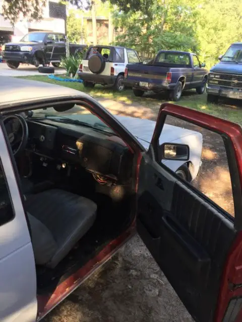 1991 chevrolet s10, bagged, rare 2.8 v6, 5 speed, driveable project
