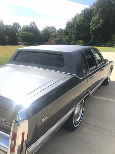 1992 cadillac fleetwood brougham 5.0l v8 4 door sedan all leather cold a/c nice!