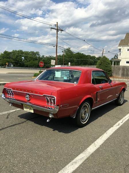1968 ford mustang 59,000 miles red coupe 3 speed manual