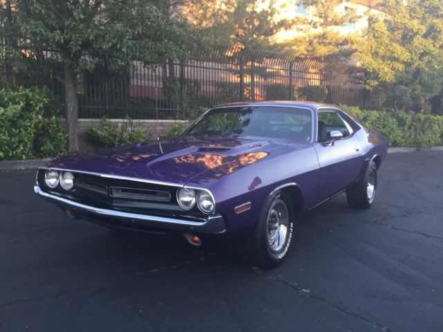 1971 dodge challenger real 440 six pack....plum crazy...look!!!!!!!