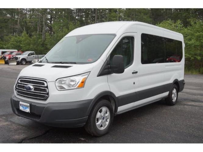 2017 ford transit passenger 350 xlt 350 xlt 3dr lwb medium roof passenger van w/sliding passenger side door for sale in westport, maine