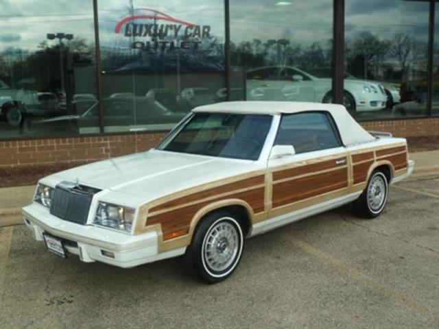 1983 chrysler le baron lebaron white luxury car outlet 630-405-1784