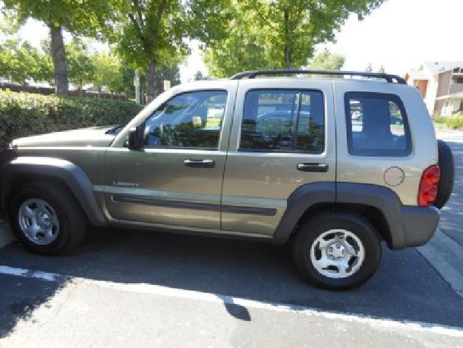 obo 2004 jeep liberty 4wd sport - obo in vacaville, ca