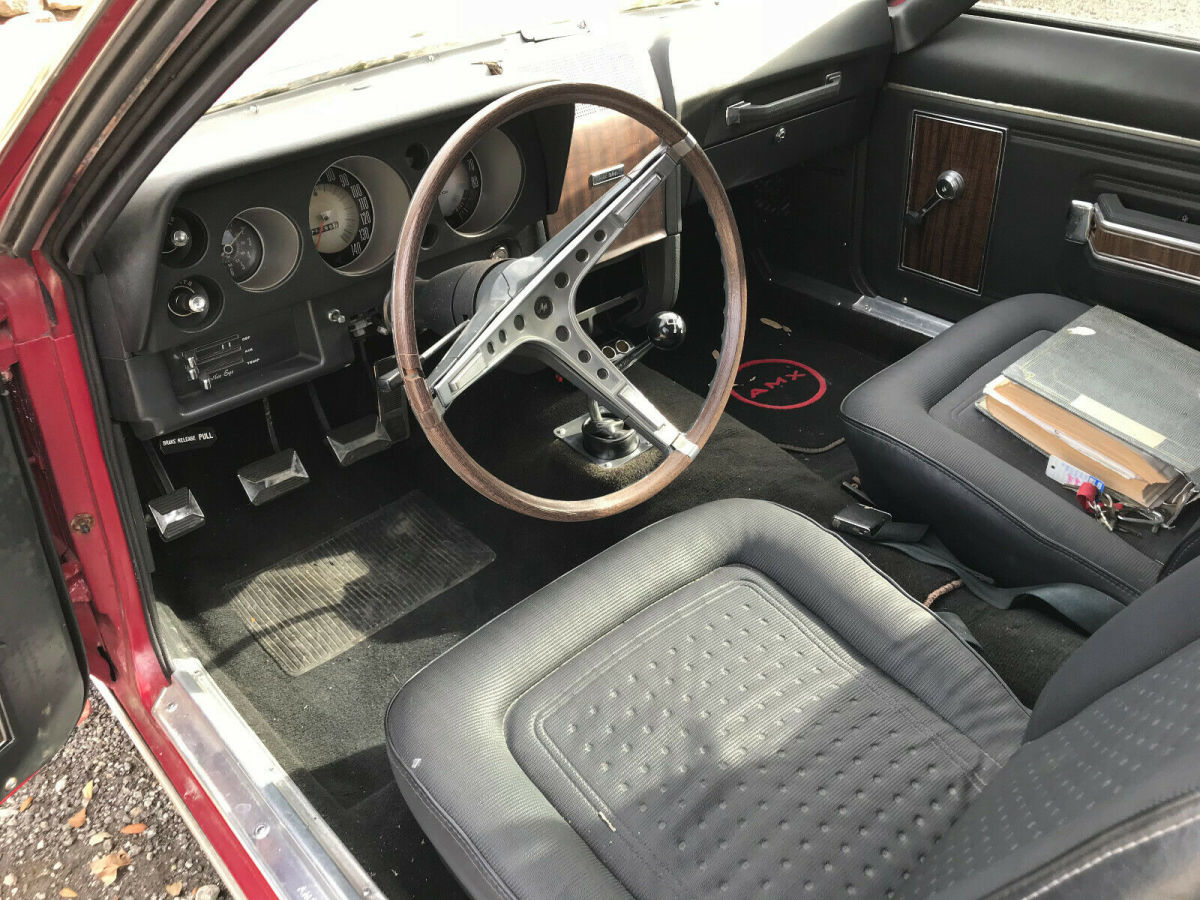 nicely documented 1969 amx 1 of 843 with these options