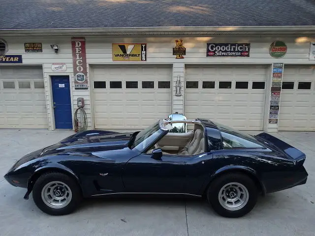 4 speed transmission....nice dark blue paint....runs great
