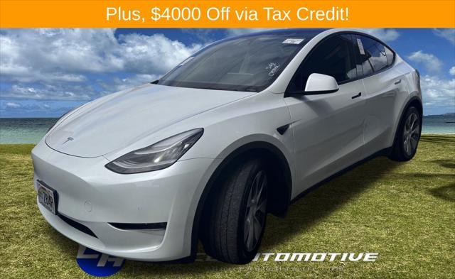 2021 tesla model y standard range rear-wheel drive