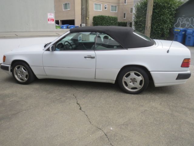 1993 mercedes-benz 300ce convertible white original collector classic no reserve