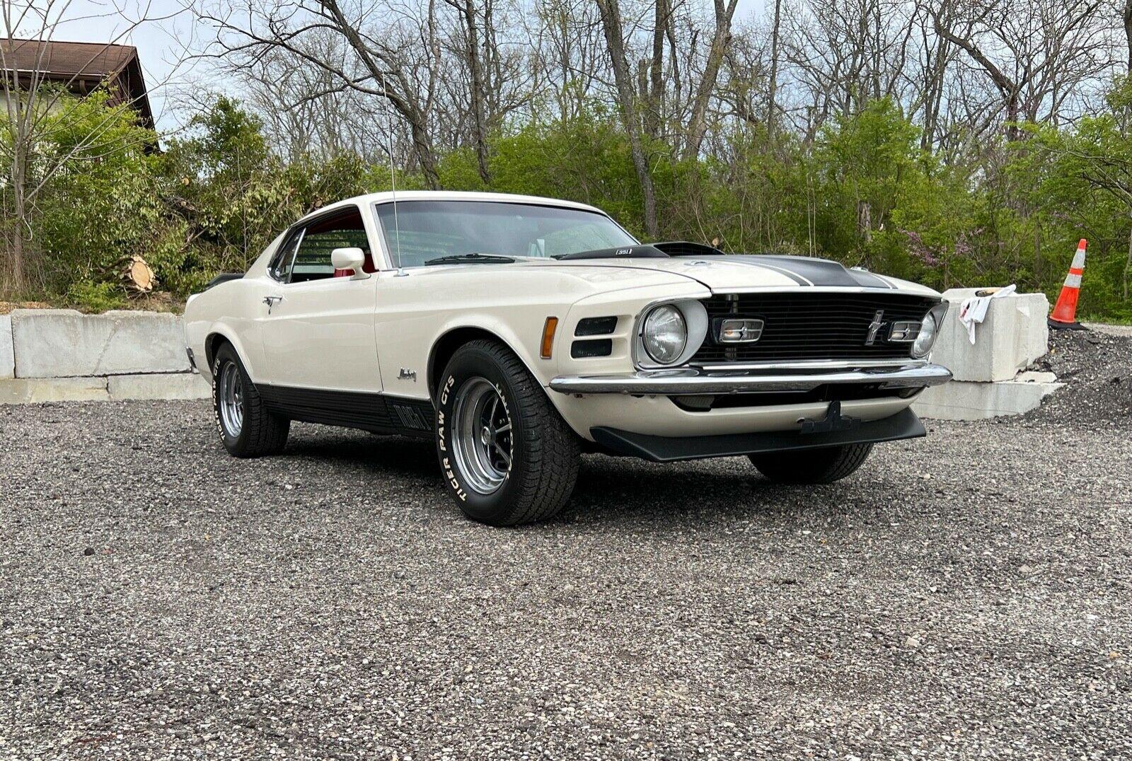 1970 ford mustang mach 1 351 cleveland auto 55027 actual miles
