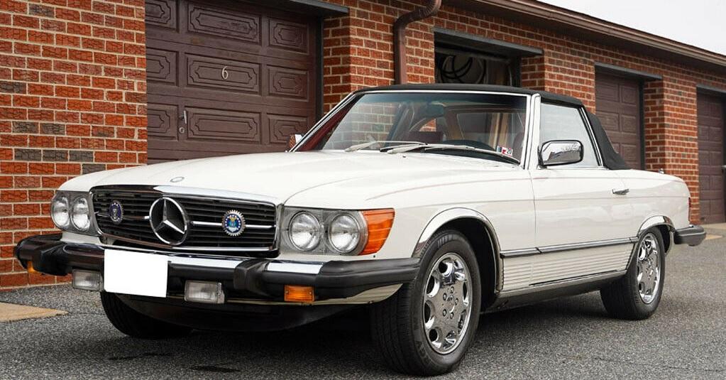 1980 mercedes-benz 450sl roadster 4.5l v8 automatic