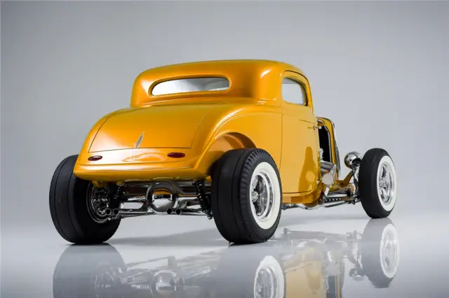 1933 ford rick dore "screamin kat" 3 window coupe custom show winner