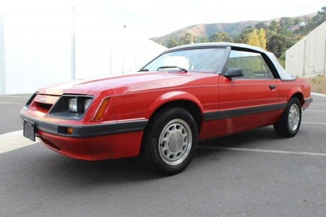 1985 ford mustang lx v6 convertible no reserve