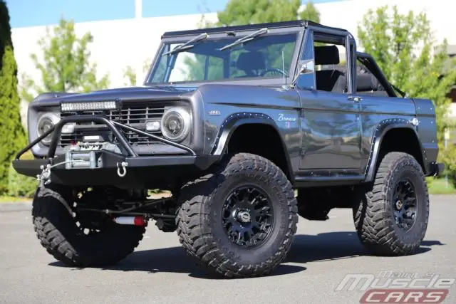 1968 ford bronco - 5.0 fuel injected motor - tuffy box, tom's bronco seats