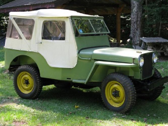 1946 willys jeep cj-2a original free worldwide shipping in cincinnati, oh