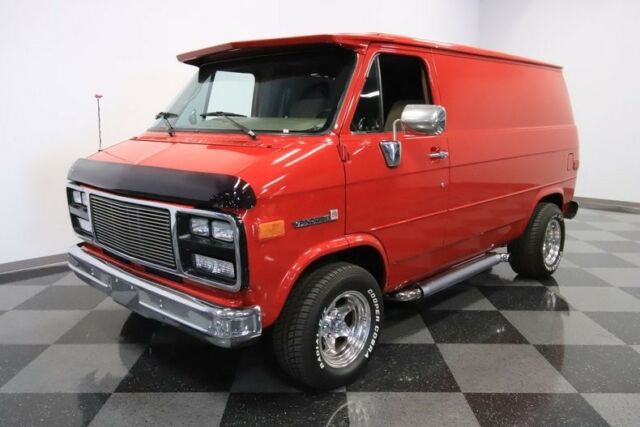 high-end custom built gmc van w/ rceipts! fuel-injctd jaspers 350 v8, 4l60e, gr8