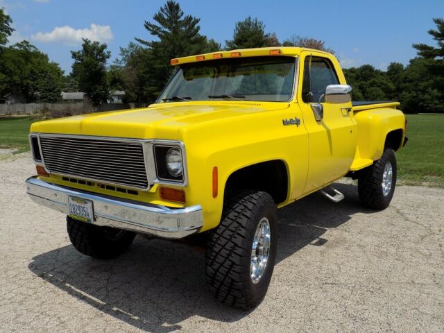 1973 chevy k10 custom deluxe 4x4 step side