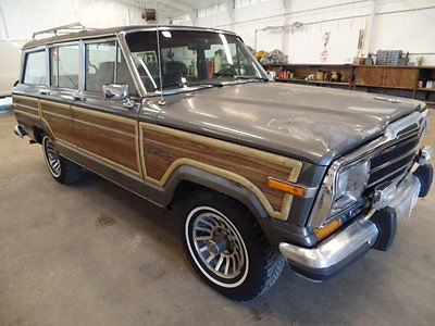 1988 jeep grand wagoneer woody wagon great project needs work no reserve!!!!!!!!