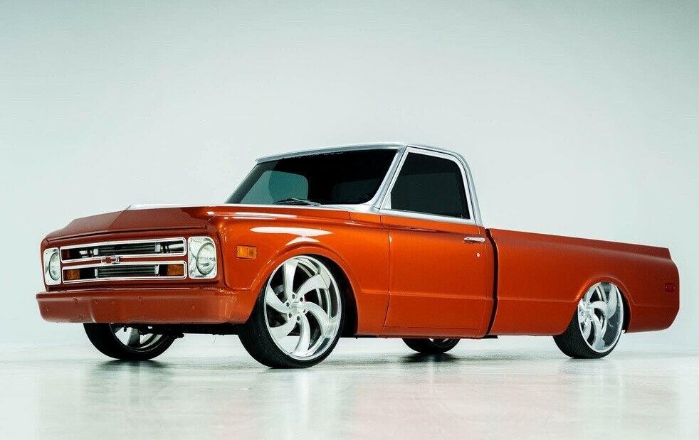 1968 chevrolet c-10 c20 bagged turbo cummins diesel