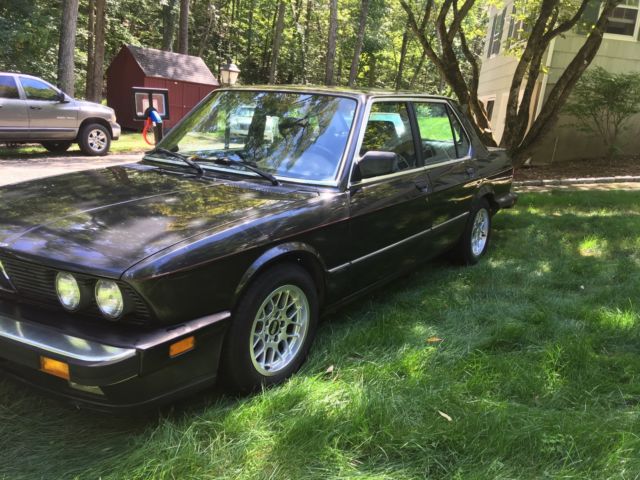 1987 bmw e28 535is with the "big six" m30 motor - adult driven