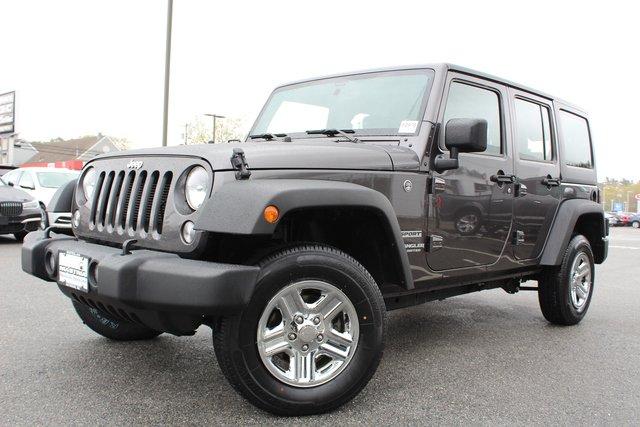 used 2016 jeep wrangler 4wd unlimited sport raynham, ma 02767 for sale in raynham, massachusetts