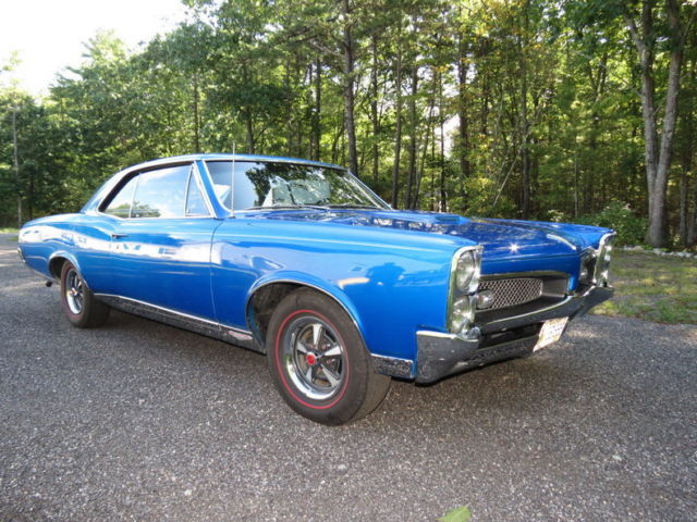 1976 blue coupe 4 speed 4bbl restored muscle car gto great driver