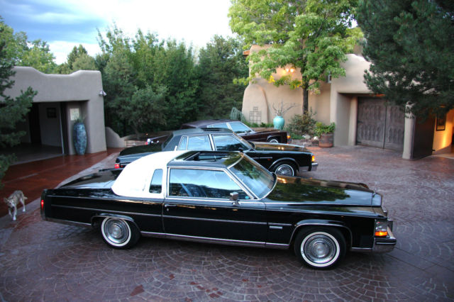 1983 cadillac fleetwood brougham coupe with astroroof and 24,000 miles, lincoln