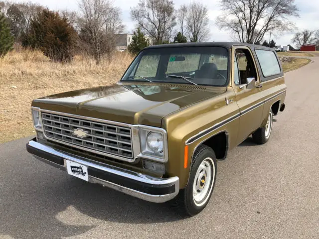 1976 chevrolet k5 blazer - rare 2 wheel drive, incredible rust free truck