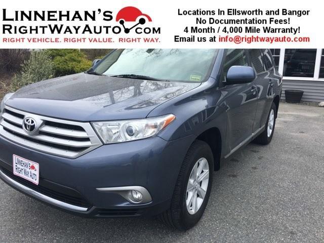 2013 toyota highlander plus awd plus 4dr suv for sale in ellsworth, maine